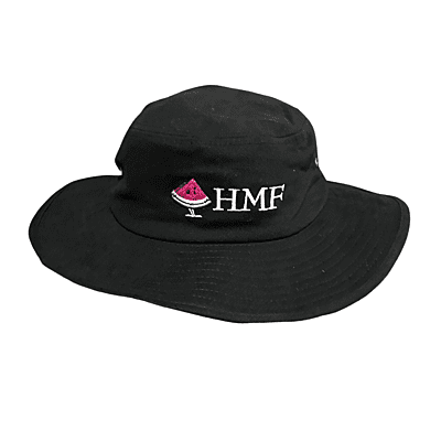 Black Canvas Hat