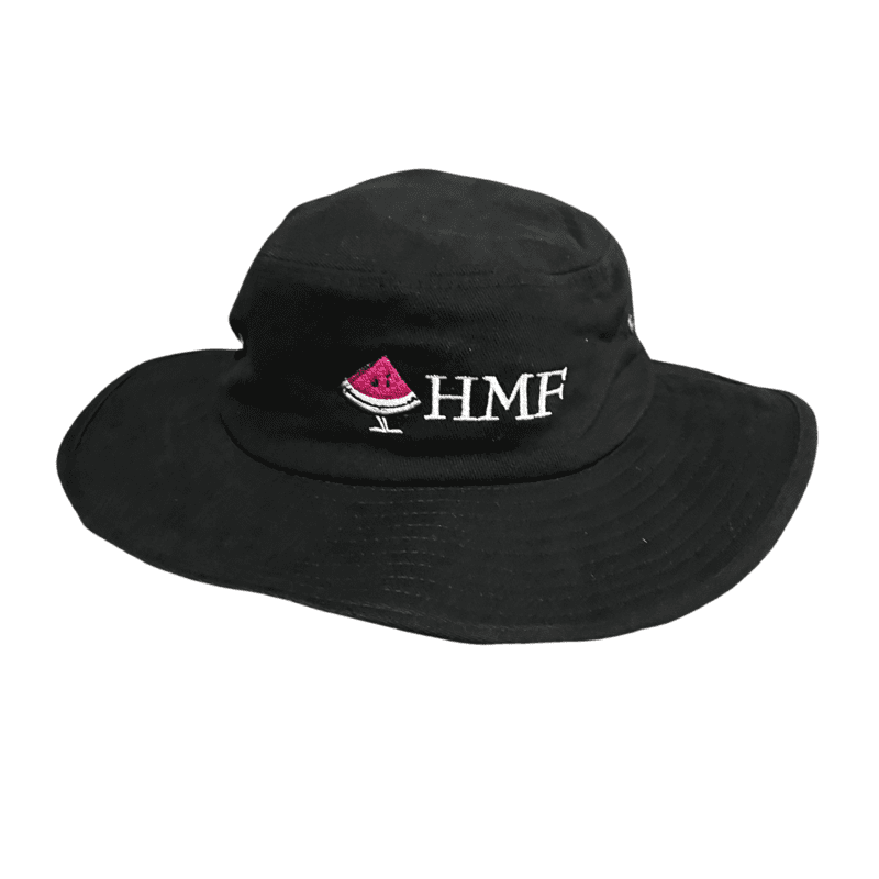 Black Canvas Hat